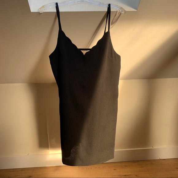 Black Slip Dress - Picture 1 of 4